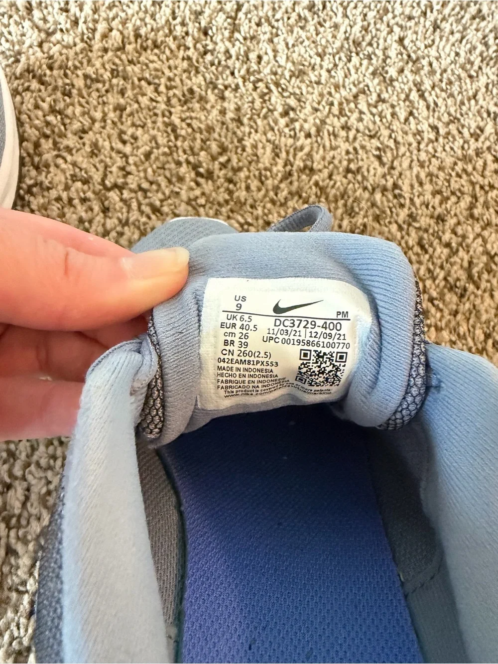 Lightweight Nike Revolution 6 Next Nature Women’s Shoes Size 9
